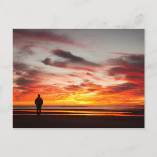 Carte Postale Promenade du coucher du soleil