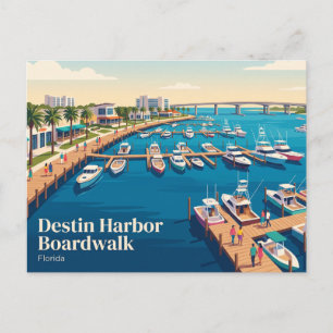 Carte Postale Promenade du port de Destin USA