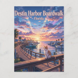 Carte Postale Promenade du port de Destin USA