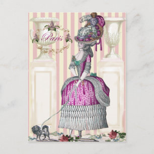 Carte Postale Promenade matinale sur les Champs-Élysées