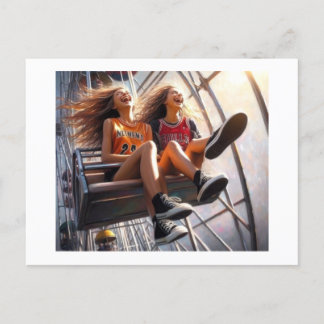 Carte Postale Promenade sur la grande roue