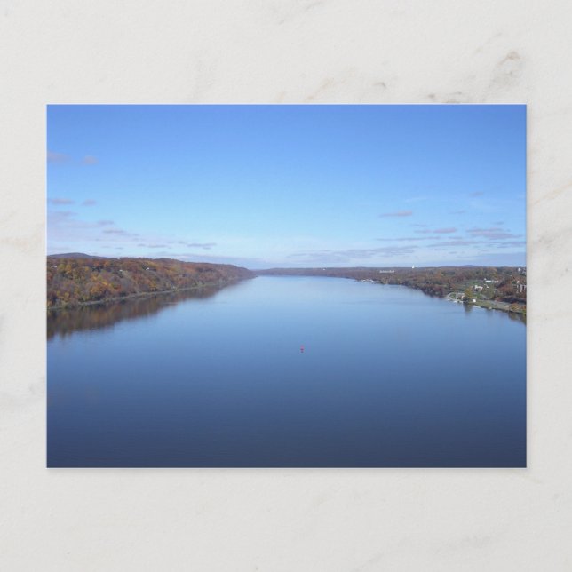 Carte Postale Promenade sur l'Hudson (Devant)