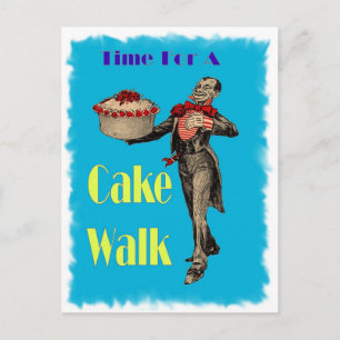 Carte Postale PROMENADE vintage Black Americana