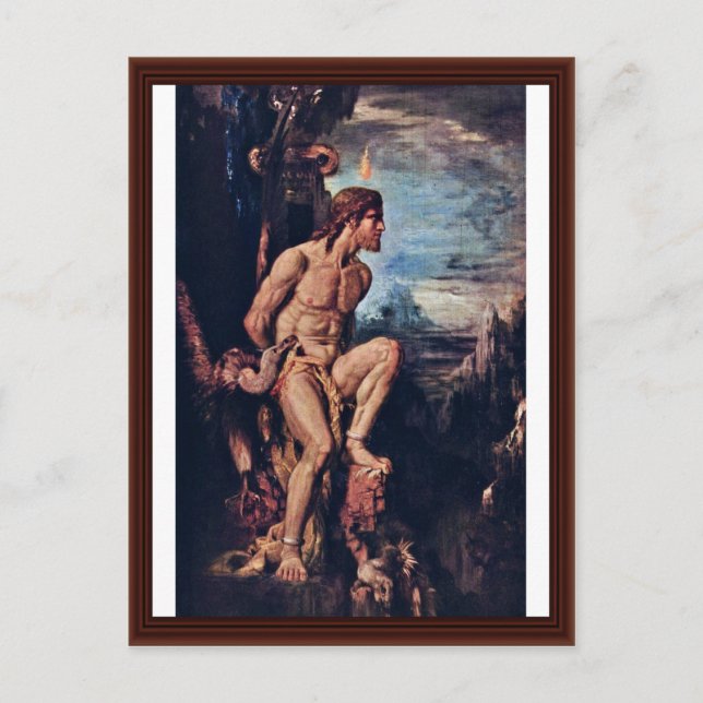 Carte Postale Prometheus Par Moreau Gustave (Devant)