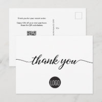 promo de code QR merci pour votre commande