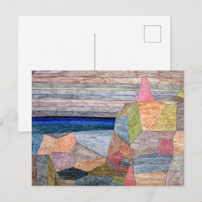 Carte Postale Promontorio Ph | Paul Klee | (Devant / Derrière)
