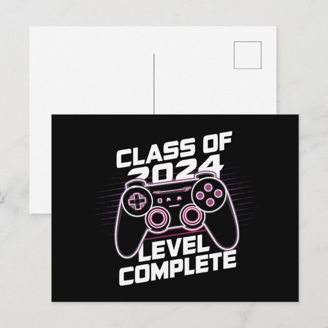 Carte Postale Promotion 2024 Diplômée (Devant / Derrière)