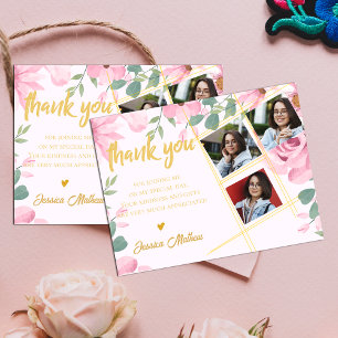 Carte Postale Promotion 2025 Multi Photo Remerciements pour l'ob