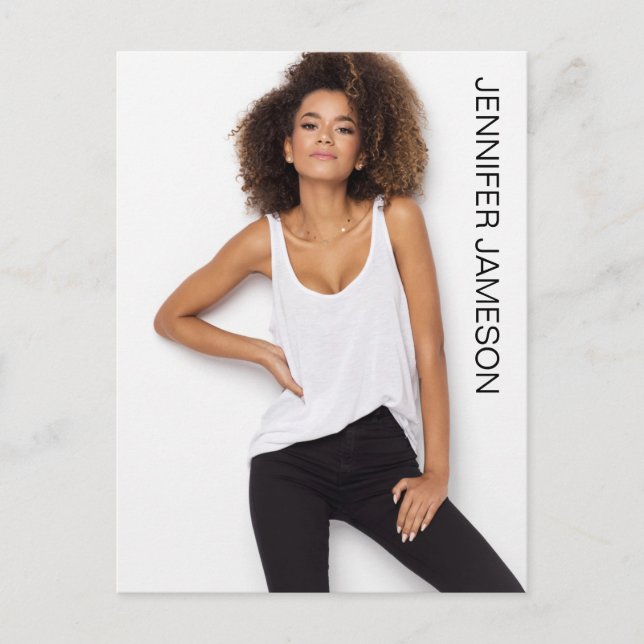 Carte postale promotionnelle de talent de modèle d (Devant)
