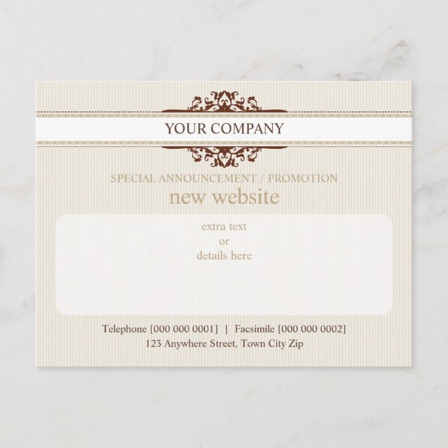 CARTE POSTALE PROMOTIONNELLE :: divin 1A (Devant)