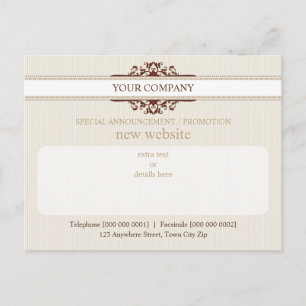 CARTE POSTALE PROMOTIONNELLE :: divine 1A