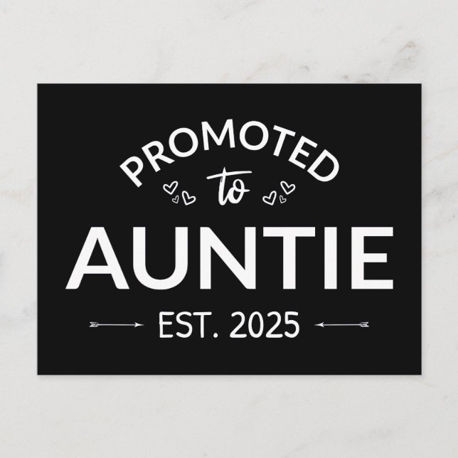Carte Postale Promu À Tante Est. 2025 II (Devant)