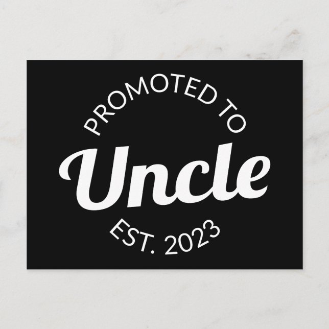 Carte Postale Promu Oncle Établ. 2023 Je (Devant)