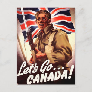 Carte Postale Propagande de guerre canadienne