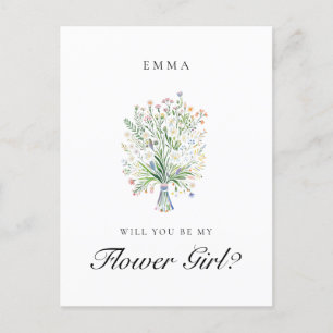 Carte Postale Proposition Fleur sauvage  de printemps