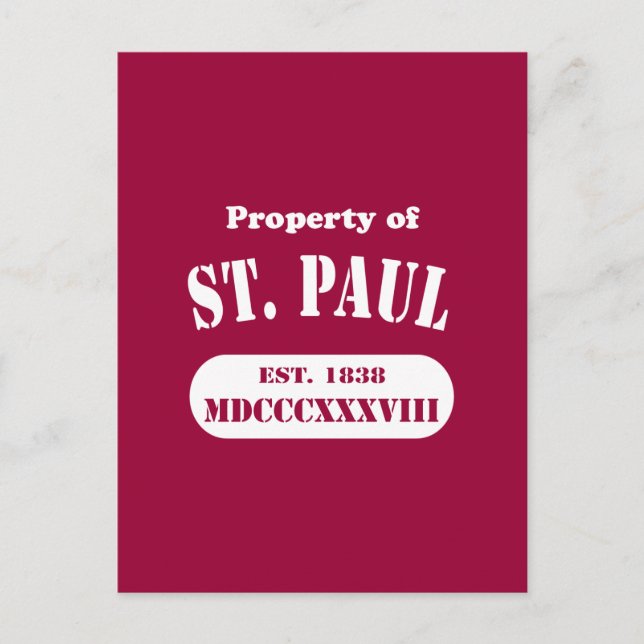Carte Postale Propriété de Saint Paul (Devant)