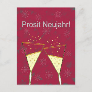 Carte Postale Prosit Neujahr