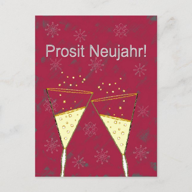 Carte Postale Prosit Neujahr (Devant)