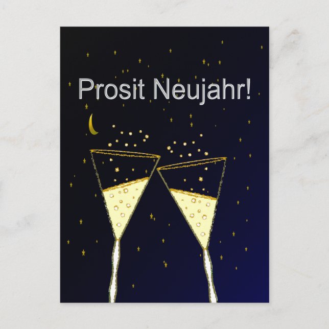 Carte Postale Prosit Neujahr (Devant)