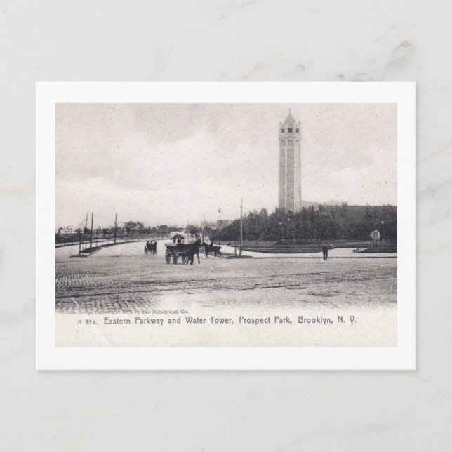 Carte Postale Prospect Park, Brooklyn NYC Vintage (Devant)