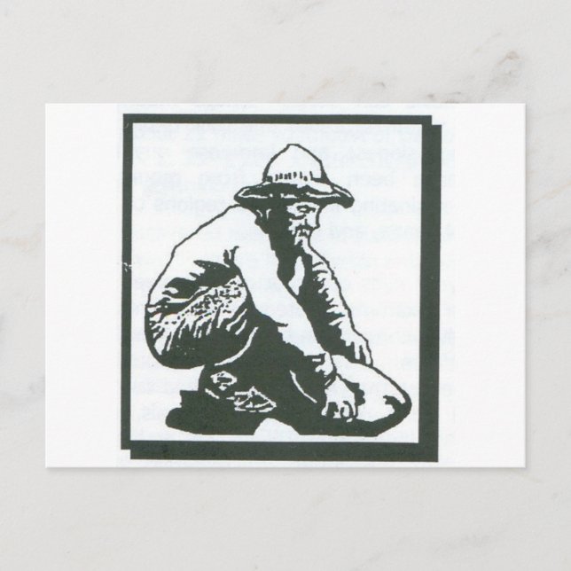 Carte Postale prospecteur (Devant)