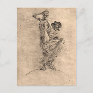 Carte Postale Prostitution et folie dominent le monde