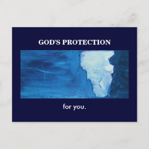 CARTE POSTALE PROTECTION DE DIEU