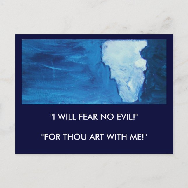 CARTE POSTALE PROTECTION DE DIEU (ISAIAH 41) (Devant)