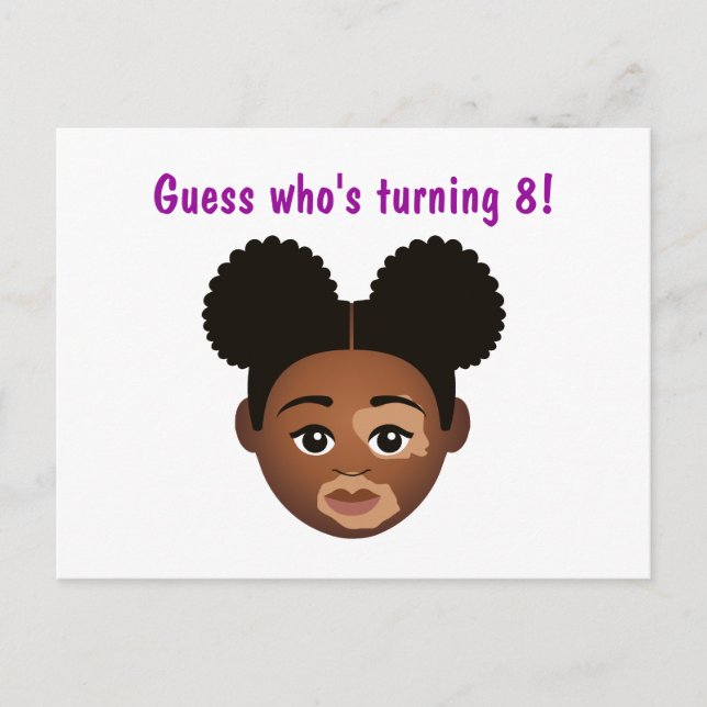 Carte Postale #Proud2BNaturalMe Choisissez-Mon-Complexe Annivers (Devant)