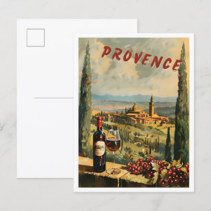 Carte Postale Provence France Classic Art Retro Vintage voyage