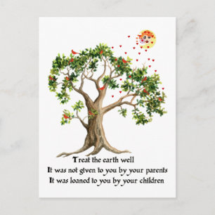 Carte Postale Proverbe de la nature kenyane