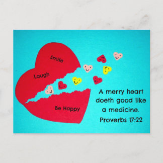 Carte Postale Proverbes 17:22