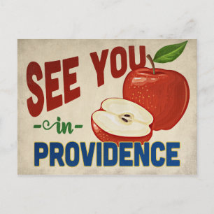Carte Postale Providence Rhode Island Apple - Vintage voyage