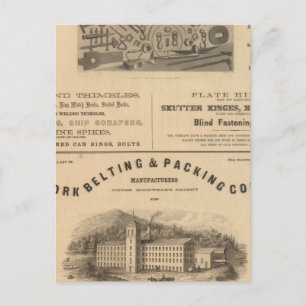 Carte Postale Providence Tool et Forge and Nut Company