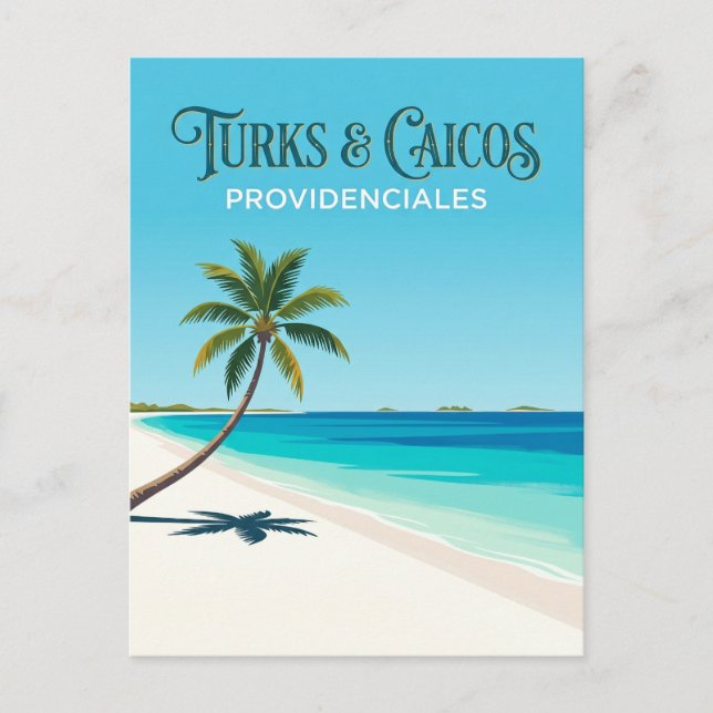 Carte Postale Providenciales Îles Turques-et-Caïques (Devant)
