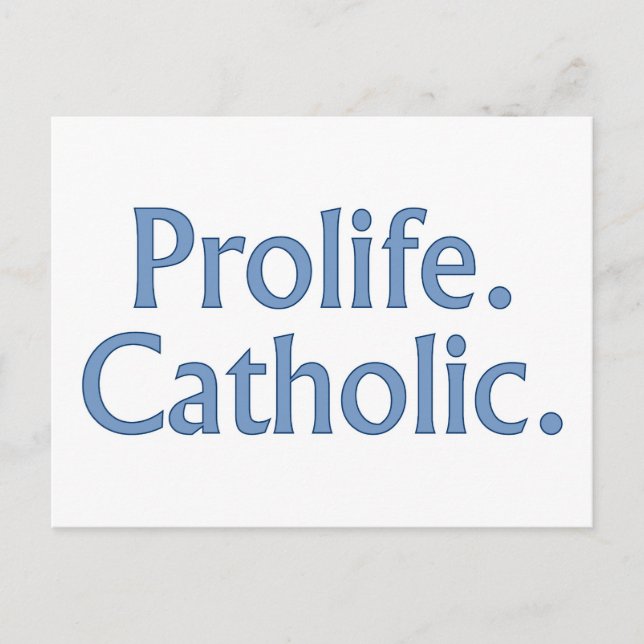 Carte Postale Provie. Catholique. (Devant)