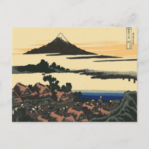 Carte Postale Province ancienne de Kai   Katsushika Hokusai dess