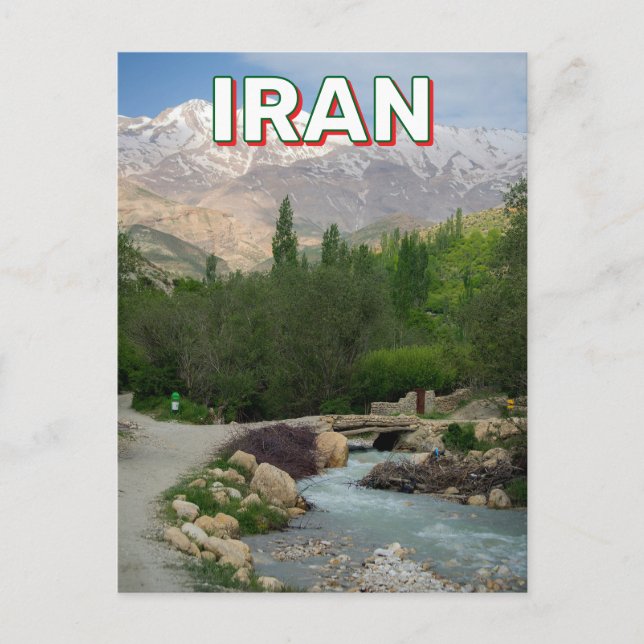 Carte Postale Province d'Ispahan, Iran (Devant)