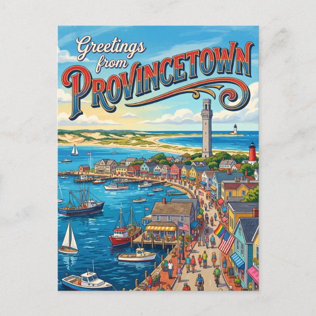 Carte Postale Provincetown USA (Devant)