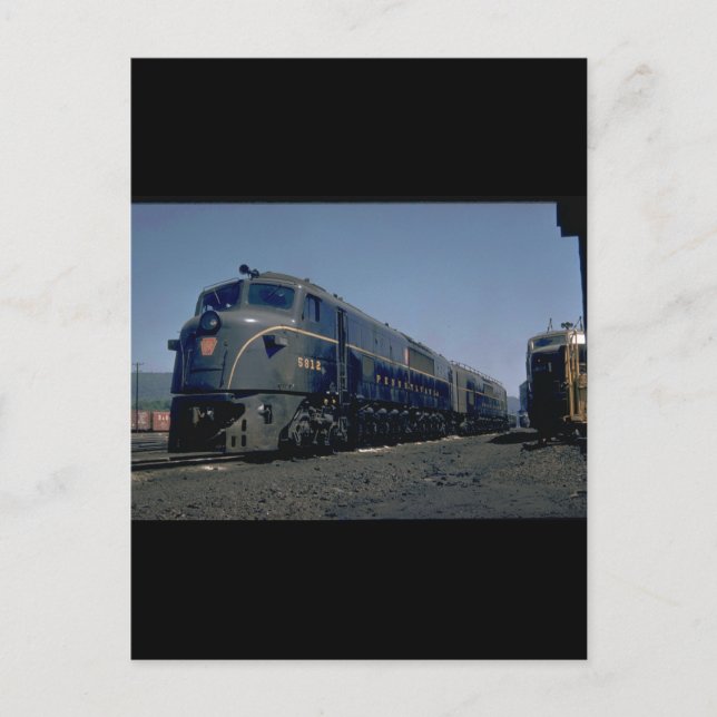 Carte Postale PRR Baldwin "Shark" #5753_Trains (Devant)