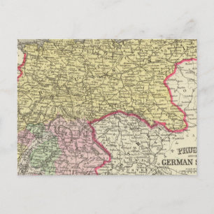 Carte Postale Prusse, États allemands