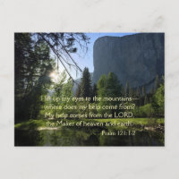Carte postale Psalm du parc national Yosemite