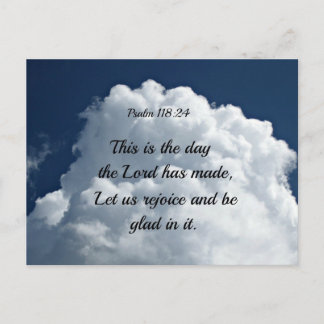 Carte Postale Psaume 118:24 This sont le jour du Seigneur Hath m