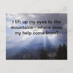 Carte Postale Psaume 121