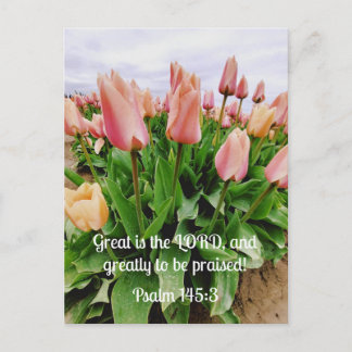 Carte Postale Psaume 145:3 Grand est le Seigneur et grand être