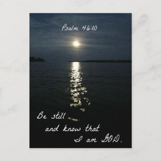 Carte Postale Psaume 46:10