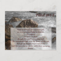 Psaume 46 1-3 Dieu est notre refuge verset bibliqu