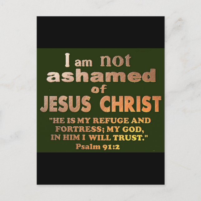 Carte Postale Psaume 91:2 (Devant)