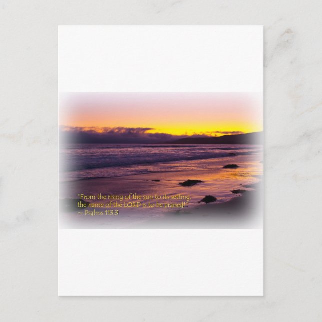 Carte Postale Psaumes 113:3 (Devant)