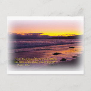 Carte Postale Psaumes 113:3